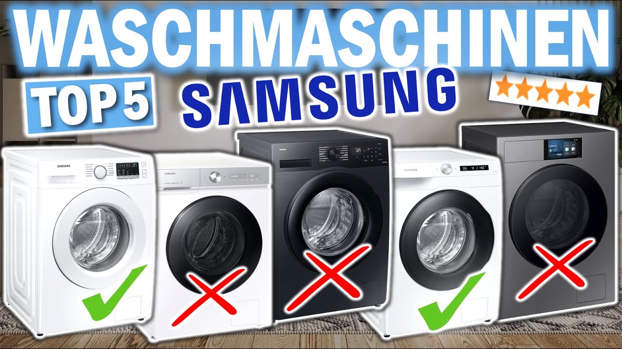Top 5 SAMSUNG WASCHMASCHINEN 2026 | Die besten Samsung Waschmaschinen Vergleich