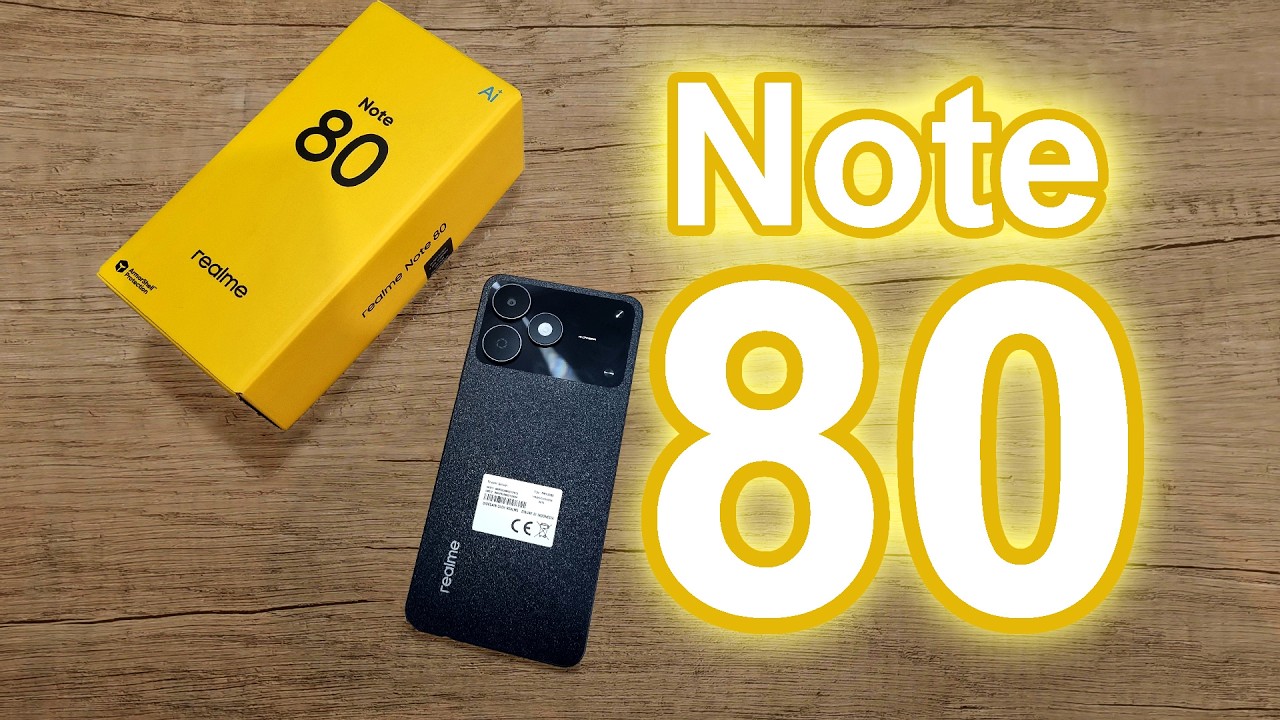 Unboxing Realme Note 80 | Desain Cakep Batre Mantap
