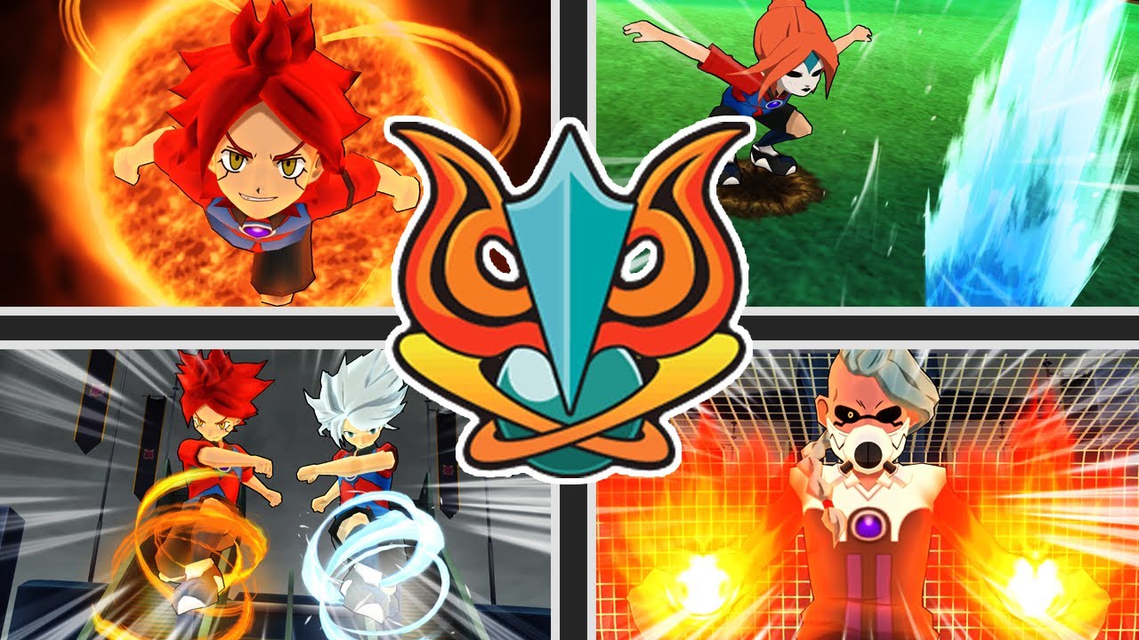 Chaos - All Hissatsus Techniques | Inazuma eleven GO Strikers 2013