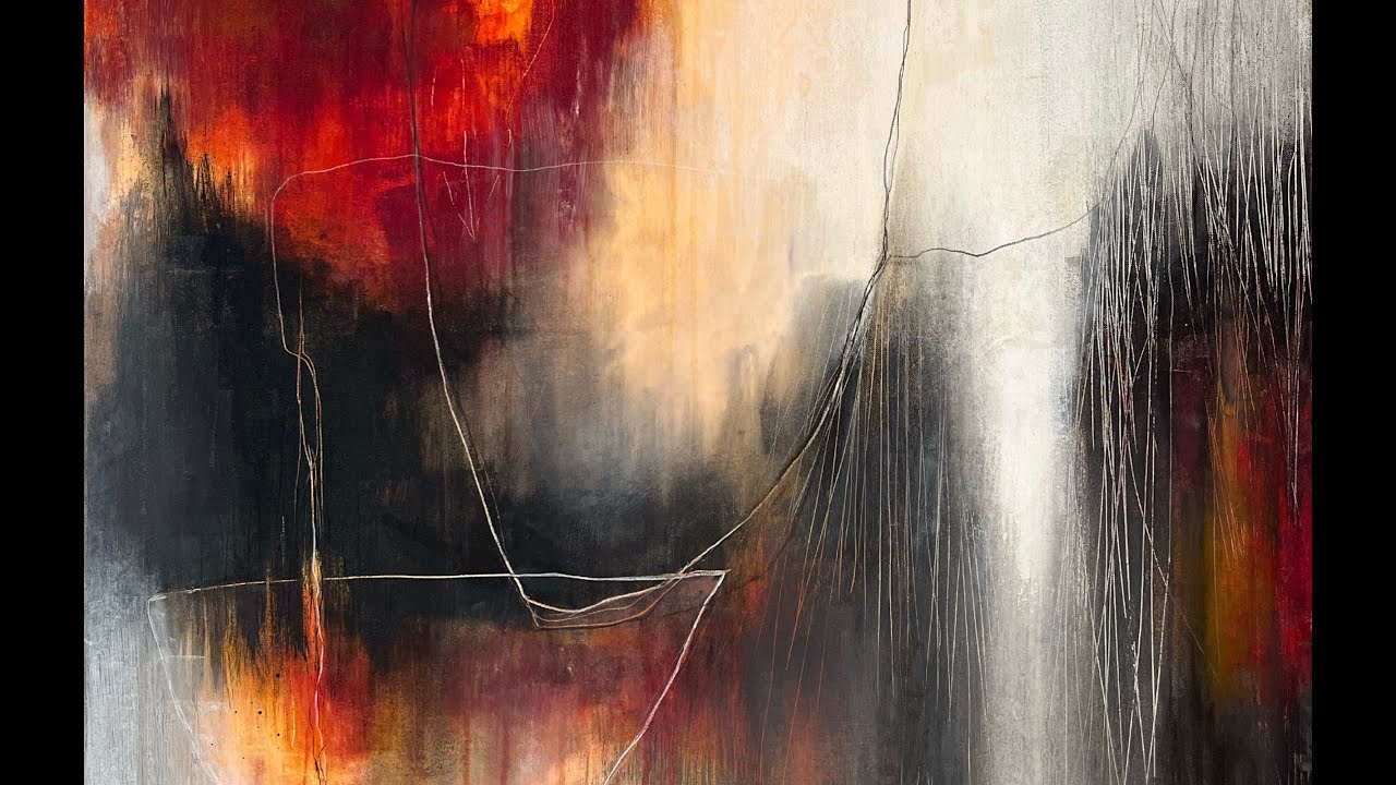 Art Demo 25, abstract painting/markmaking - abstraktes Gemälde #deutsch #english