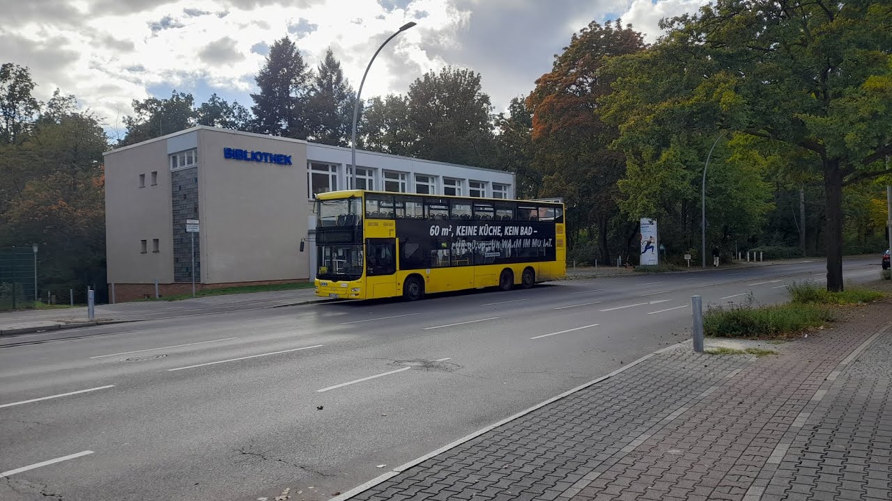Mitfahrt im kompletten M46 von Hertzallee bis Gutschmidtstraße im MAN DL 08 3421