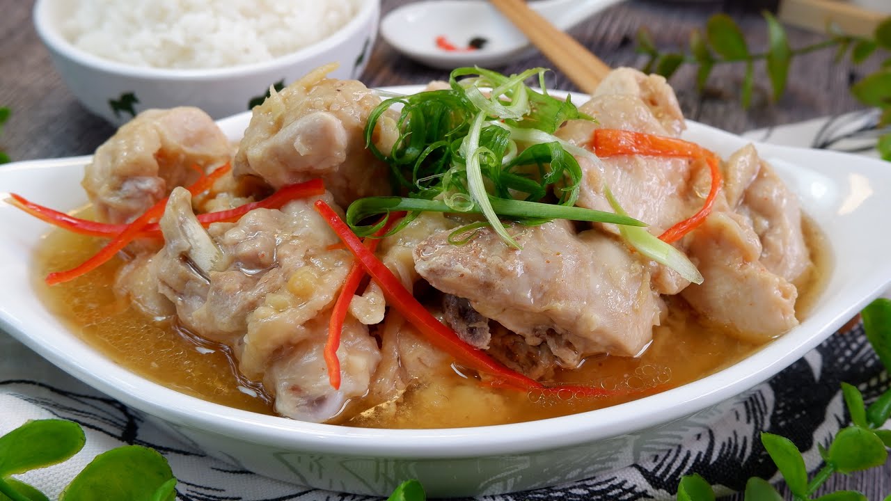 Так просто, но так вкусно! Курица на пару с ферментированным тофу (腐乳蒸鸡) — рецепт курицы на пару ...