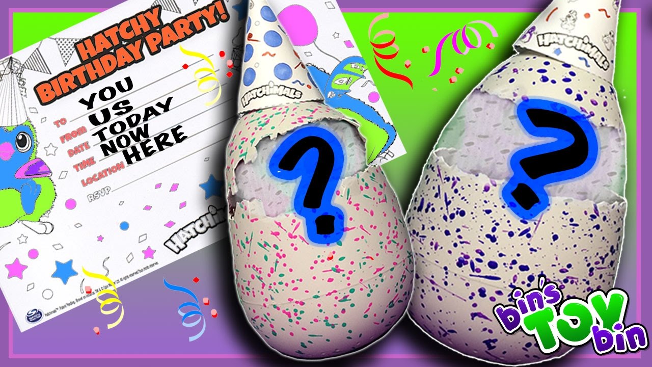Help Us Name Our HATCHIMALS! | Who Did We Hatch?? | #HatchimalsDay | Bin's Toy Bin