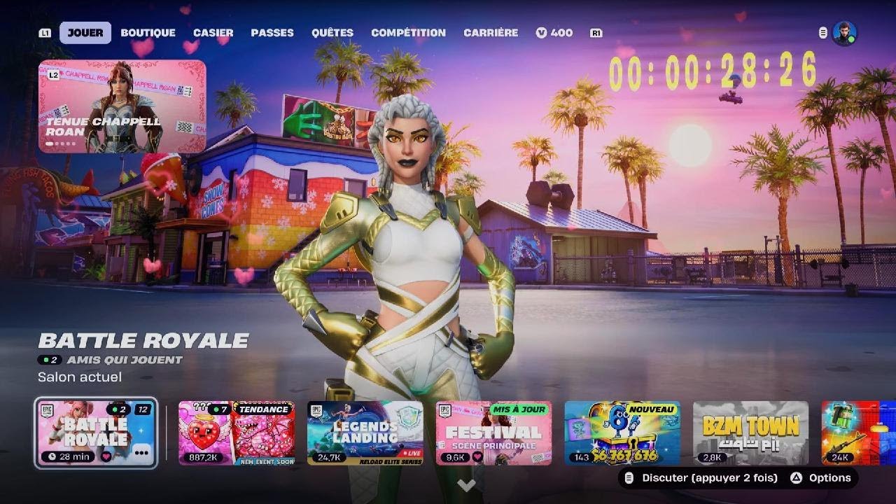 Game Fortnite Partie de la St valentin