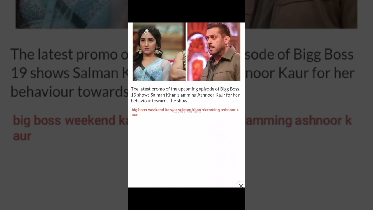 🔥 Bigg Boss 19 Weekend Ka War salman khan