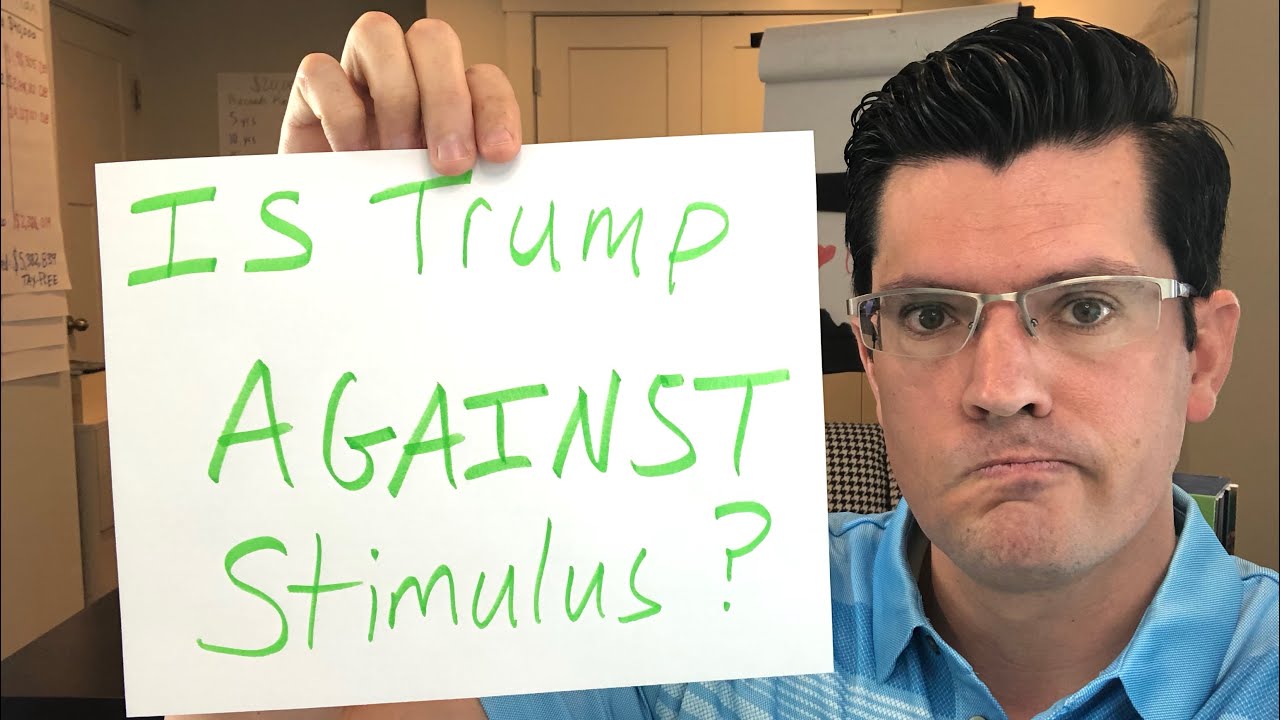 Is President Trump against a second stimulus check for the people?