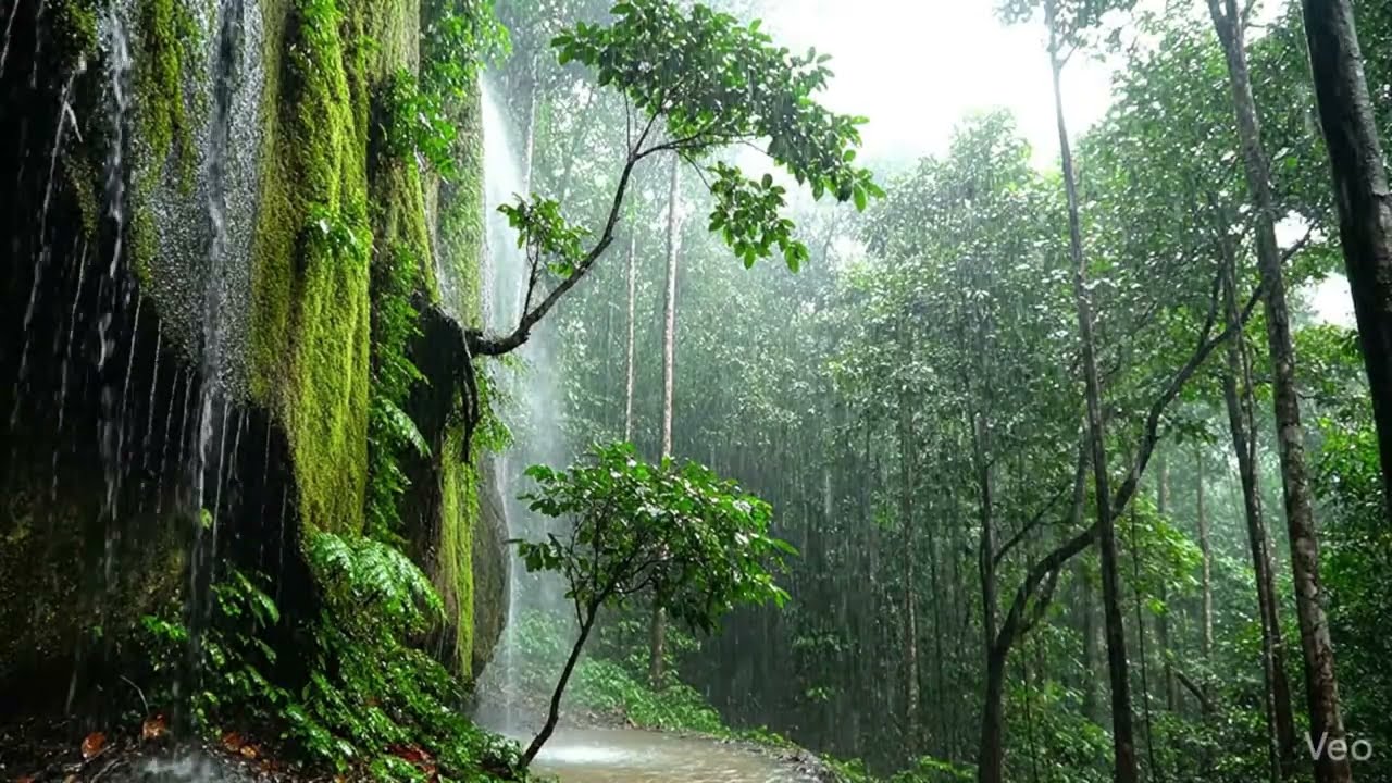 ASMR, deep sleep rain, 잠이 오는 영상, 백색소음, 불면증 치유 영상, 빗소리, 폭우, the sound of rain, rainforest rain