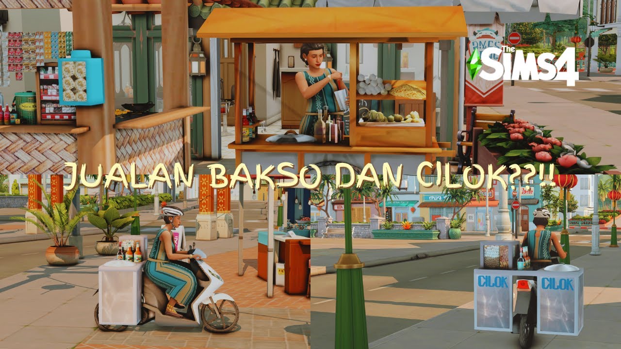sumpah yang bikin MOD & CC INDO ini jenius! Segala ada truk tahu bulat! | The Sims 4 Indonesia