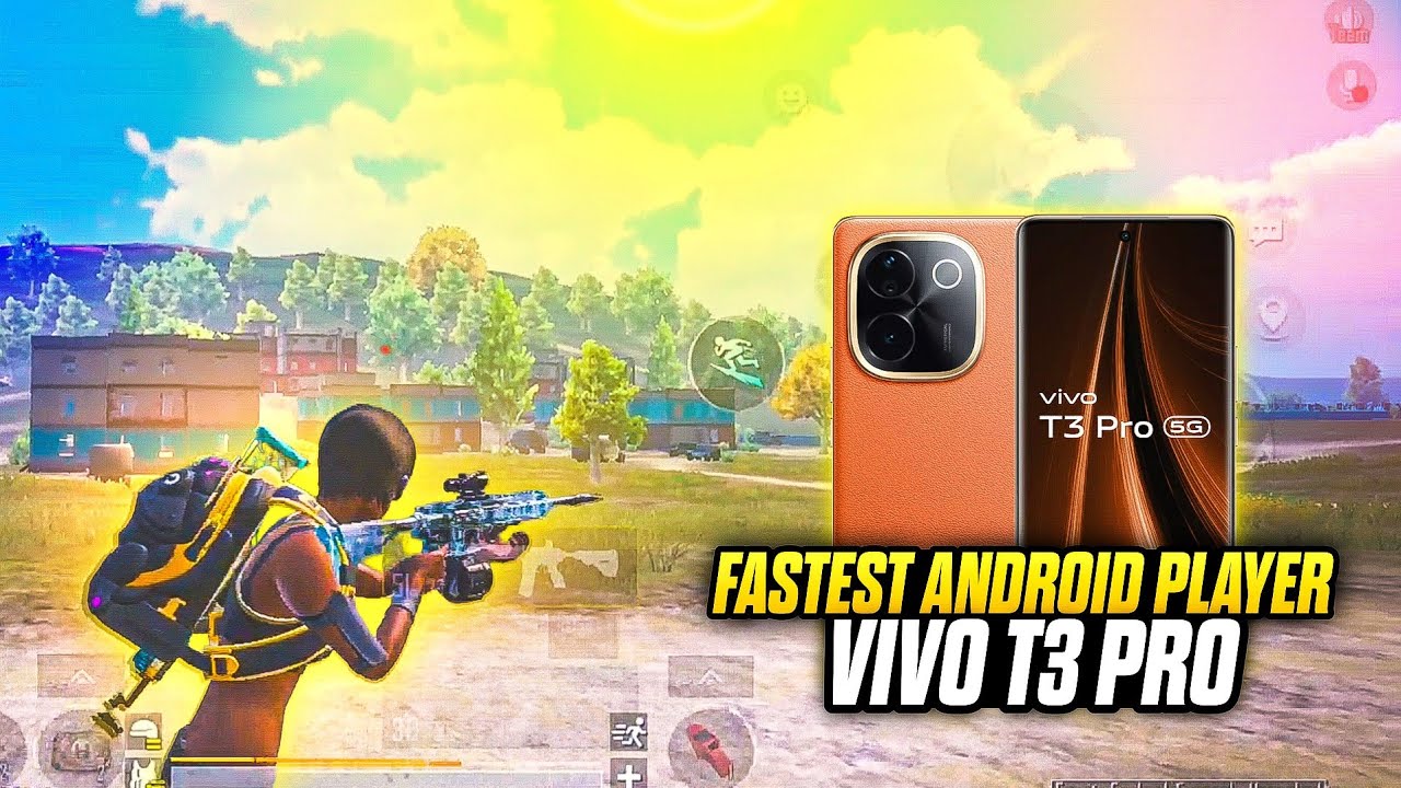 Fastest android Player in bgmi vivo t3 pro 🔱