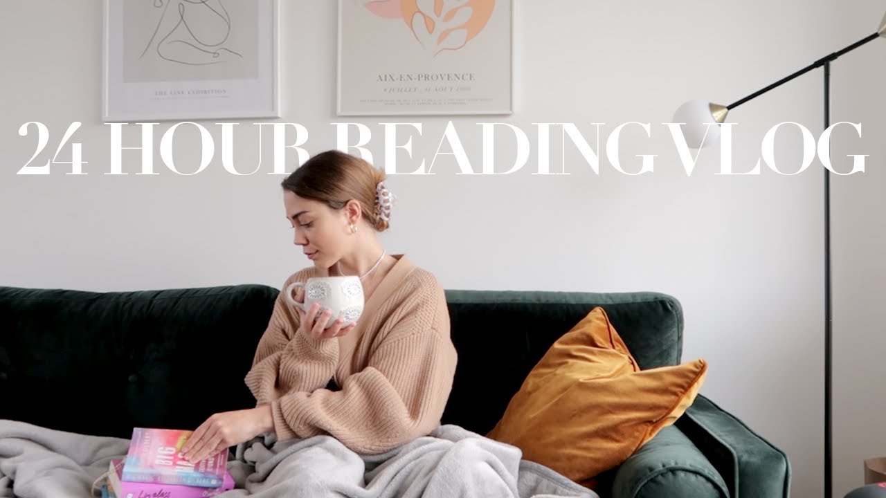 24 HOUR READING VLOG | Lesemarathon | Wie viele Bücher lese ich in 24 Stunden? 📚🌟