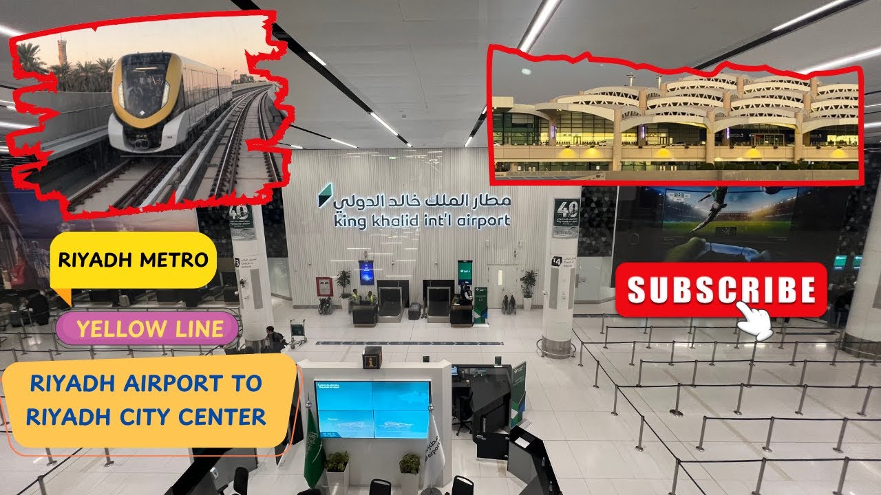 Riyadh Airport to City Center by Metro | Riyadh Metro | Largest Driverless Metro Line | KSA