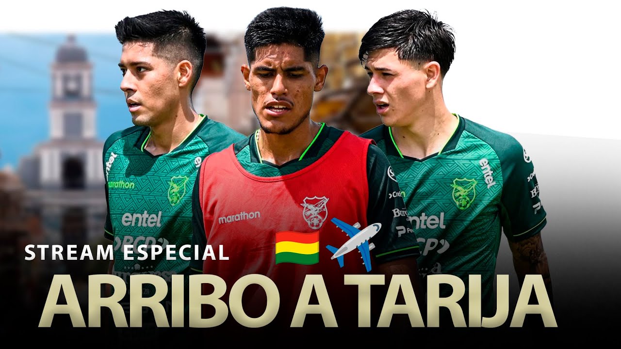 La llegada de la Selección a Tarija STREAM ESPECIAL 🔴​ CAMPEÓN STREAM - Paulino Fútbol
