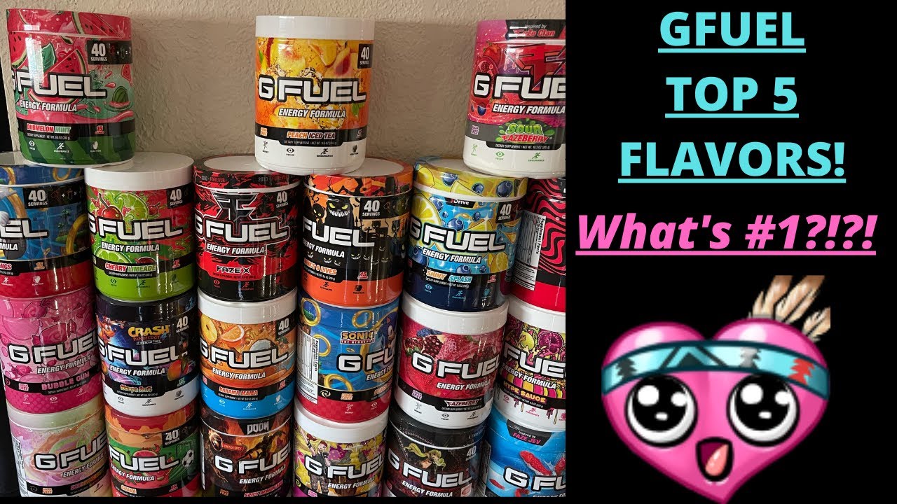 TOP 5 G-FUEL FLAVORS (WINTER 2020)...WHAT IS NUMBER 1?!!?