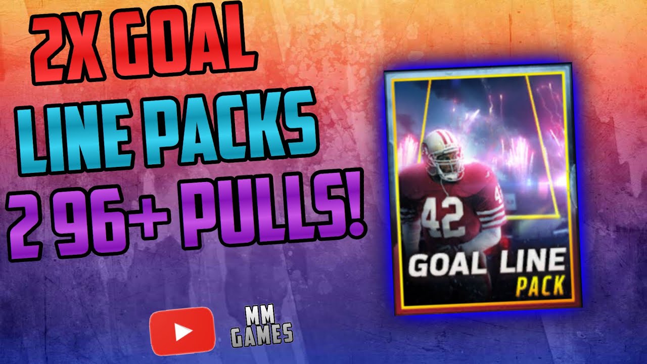 Opening 2 Goal Line packs! 2 96+ PULLS!