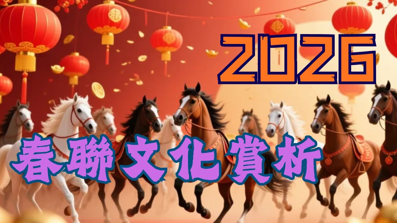 12分鐘沉浸式春聯講解｜馬年吉語解析｜四海人同富貴春