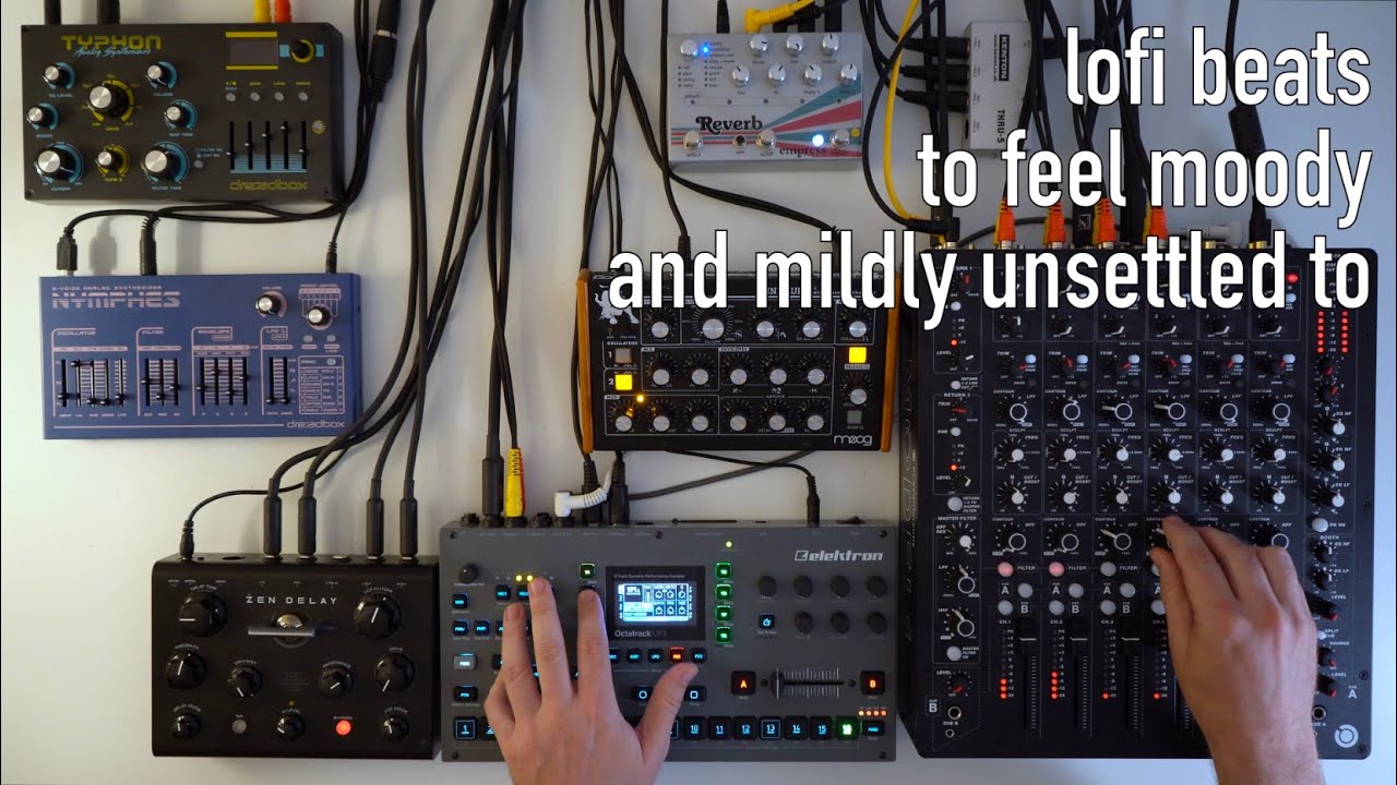 lofi jam w/ Elektron Octatrack, Dreadbox Nymphes, Typhon, Model One, Empress Reverb, Zen Delay
