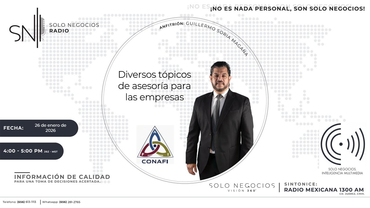 [SNR] Solo Negocios Radio del 26 de enero de 2026