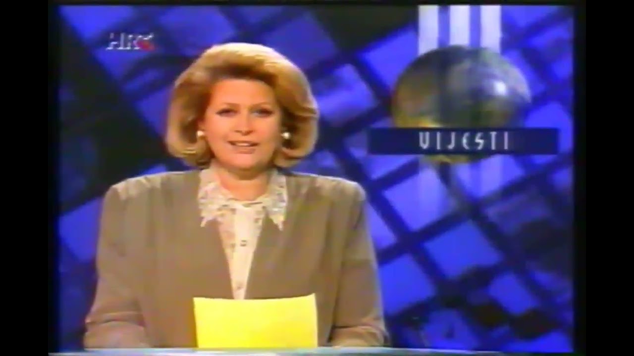 [1080p60] HRT 1, 1. travnja 1995. - Vijesti, San bez granica, TV Raspored, Test karta