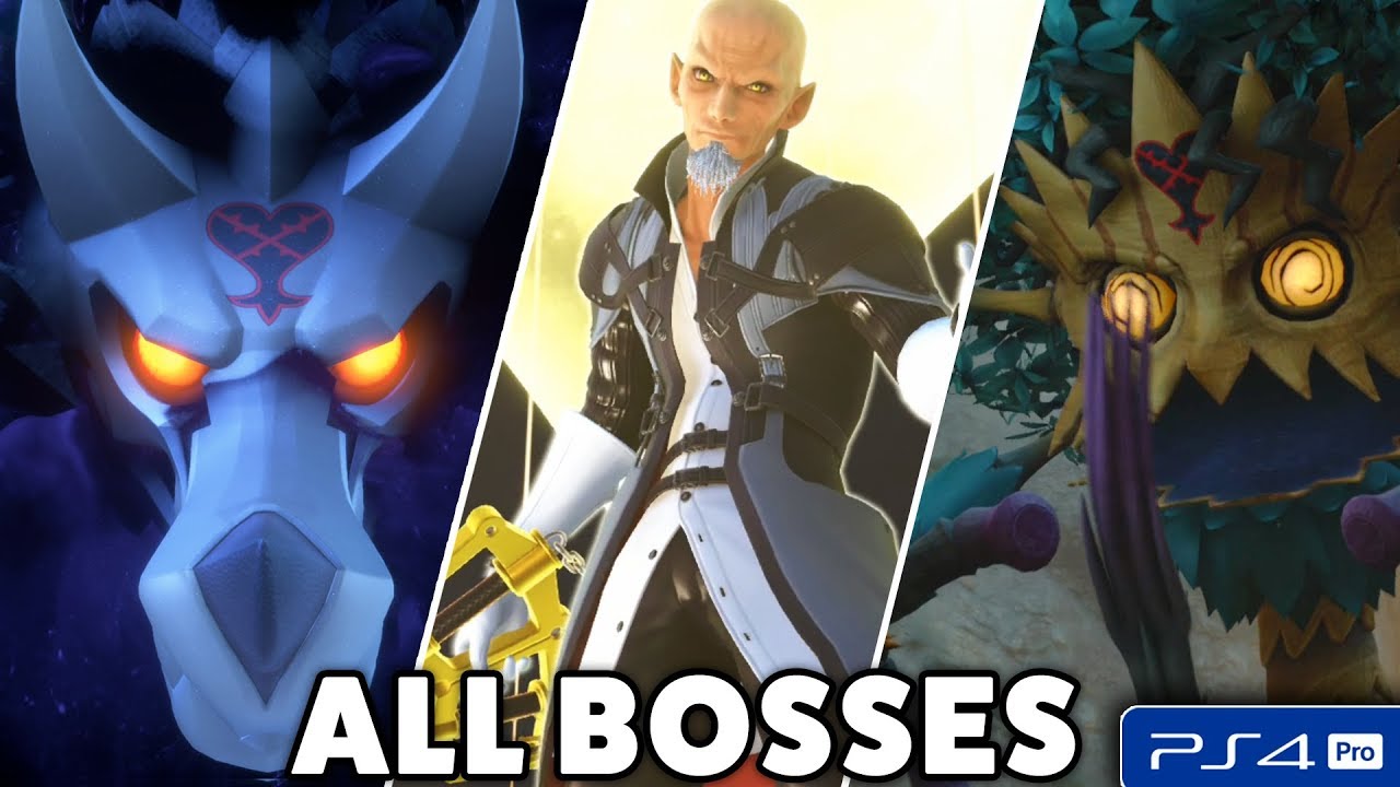 Kingdom Hearts 3 - All Bosses