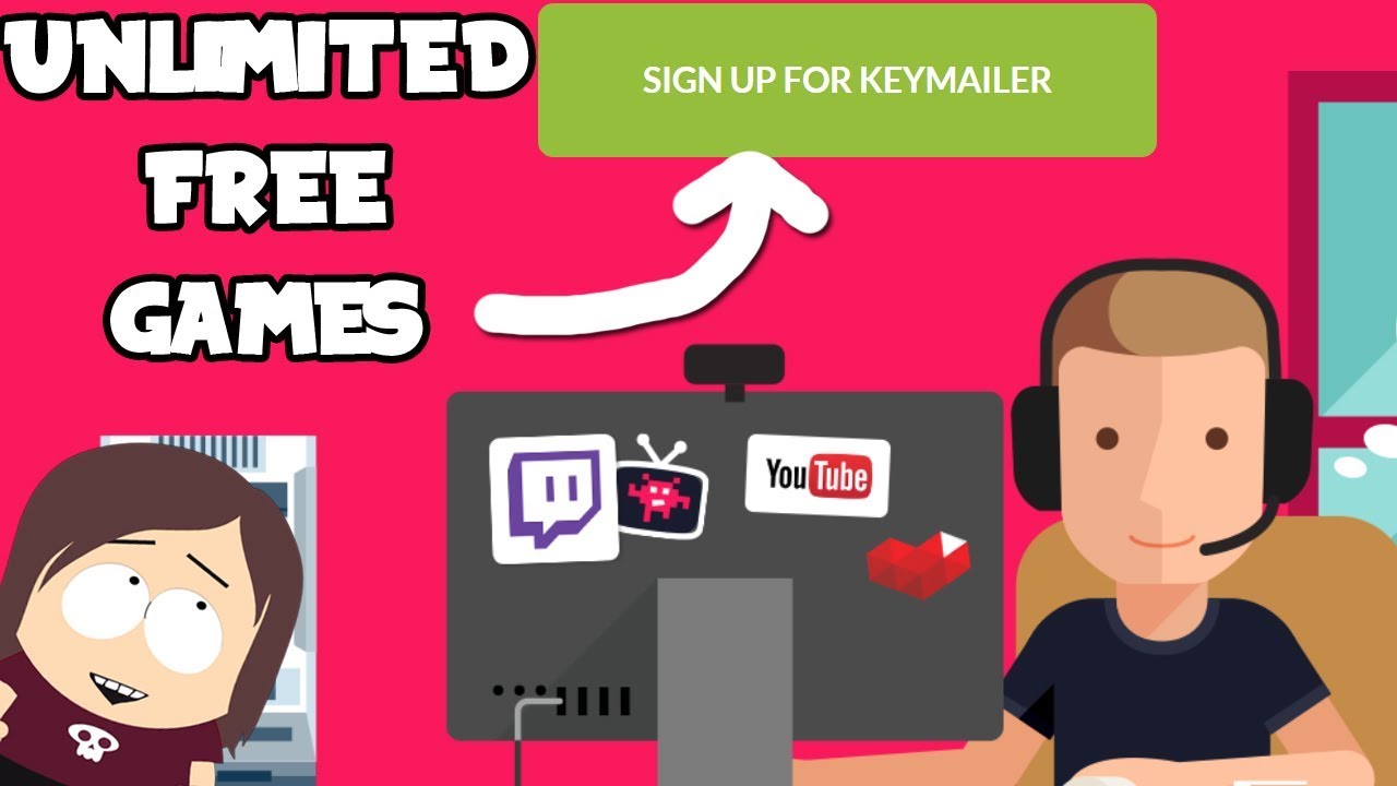 Keymailer || Unlimited Free Games for Content Creators