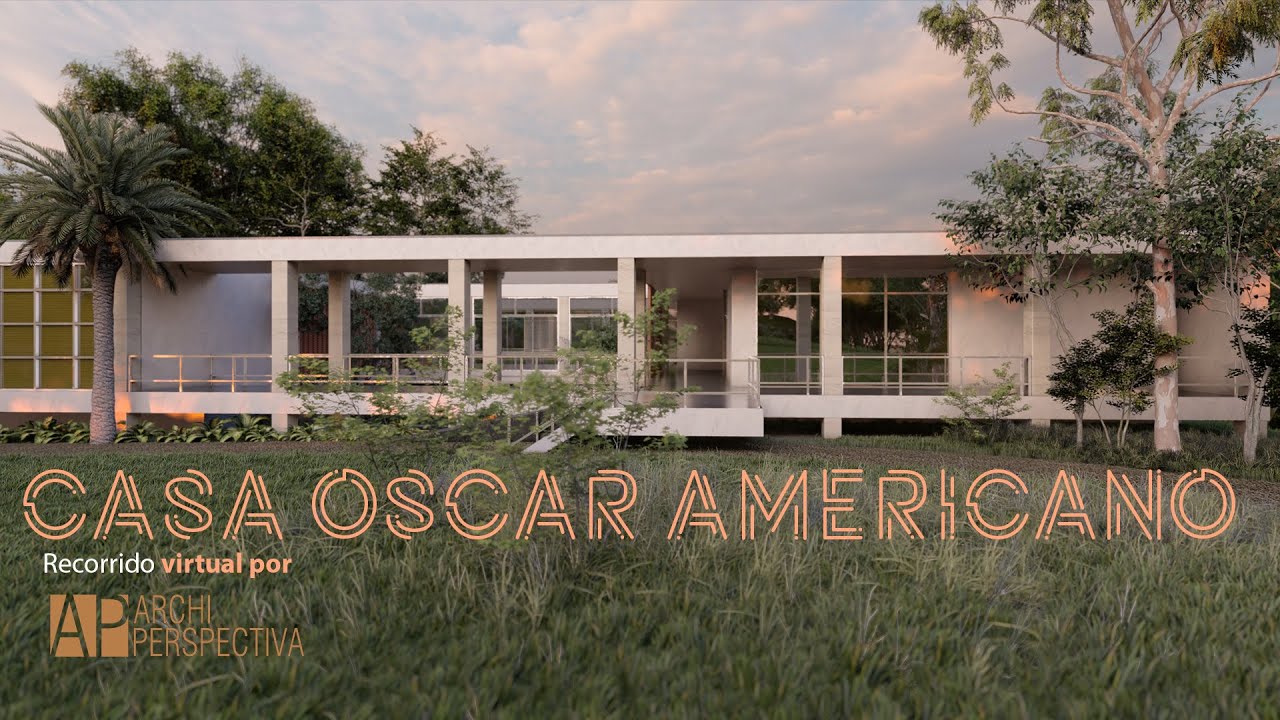 CASA OSCAR AMERICANO RENDER 🏠[Recorrido virtual en LUMION]