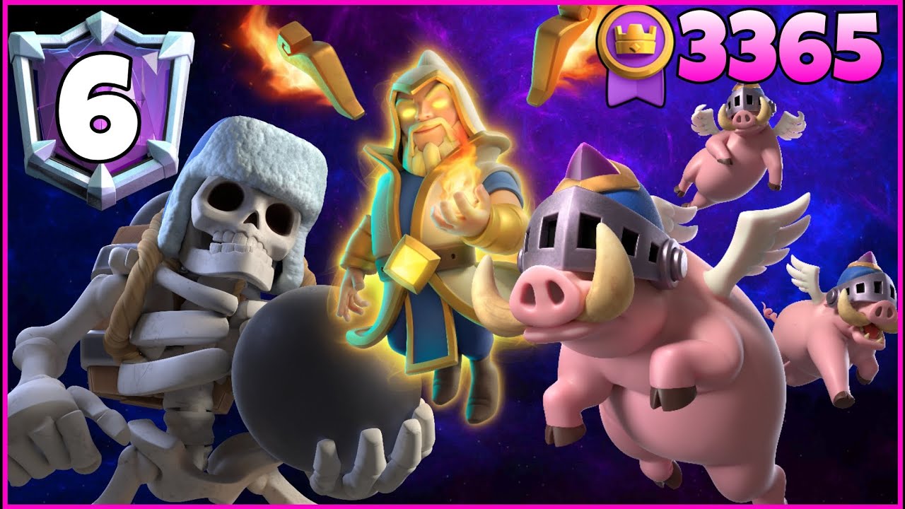 Top 6/3365🥇 with Giant Skeleton Deck.!