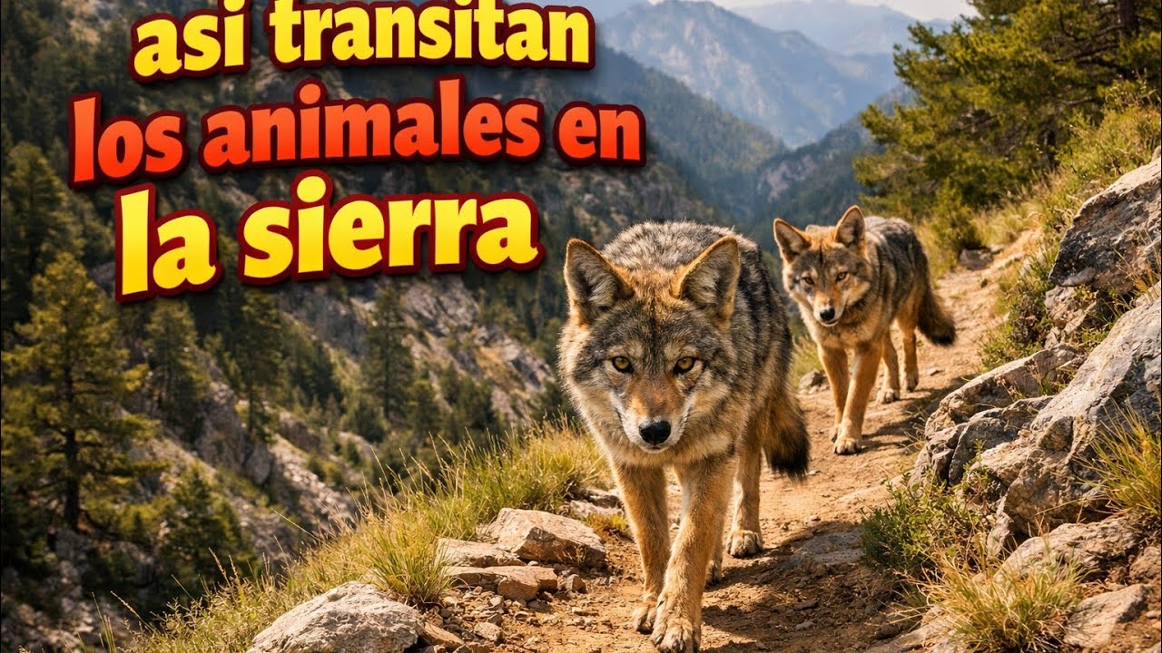 ASI TRANSITAN LOS ANIMALES EN LA SIERRA POR LAS VEREDAS