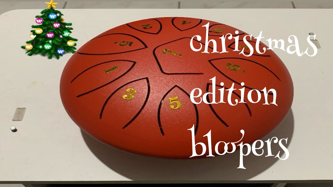 Christmas Edition Bloopers Tongue Drum