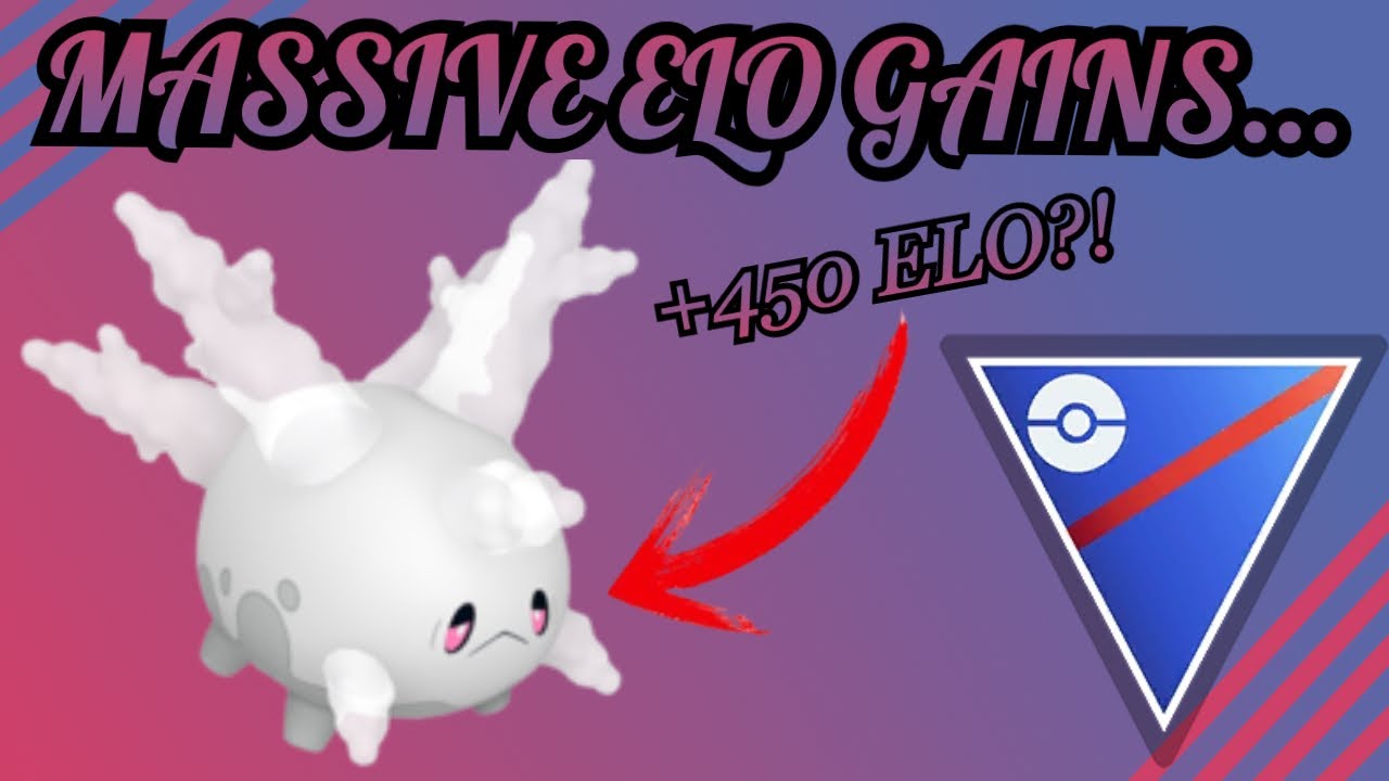 *MASSIVE* +450 ELO CLIMB WITH GALARIAN CORSOLA IN THE OPEN GREAT LEAGUE! - Pokemon GO Battle League