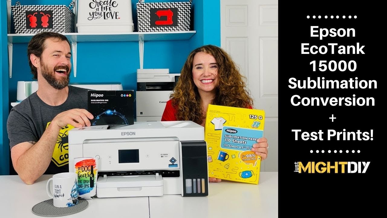 How to Convert an Epson EcoTank ET-15000 into a Sublimation Printer