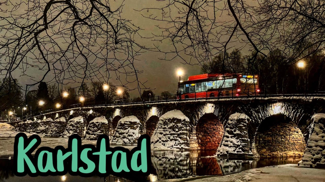Travel vlog:Road trip:#19 Karlstad Sweden|värmland|varmland|Winter2021|Visit varmland|Visit karlstad