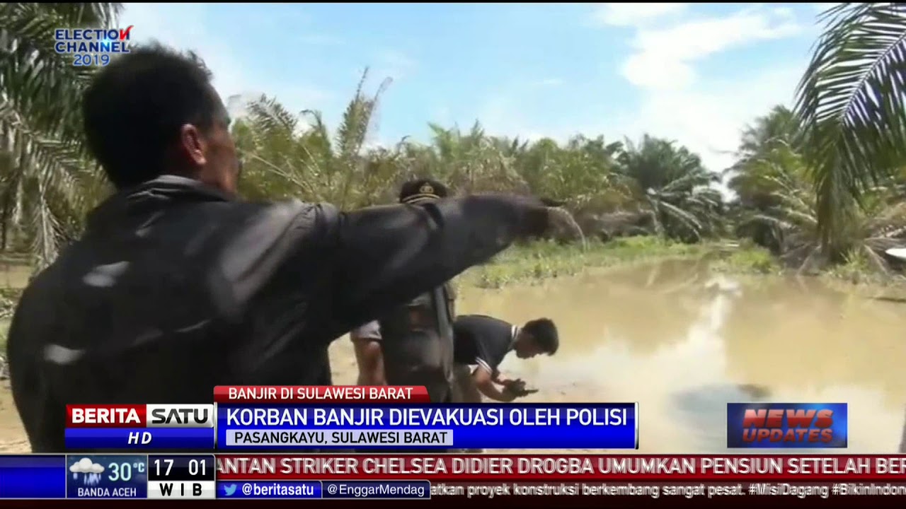 2 Pekan Terendam Banjir, Warga Pasangkayu Dievakuasi ke Mamuju Utara