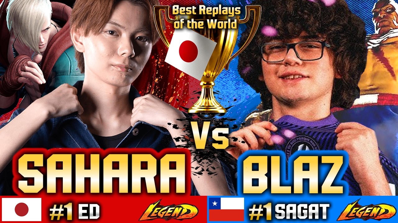 🔥 SF6 (BLAZ in JAPAN 🔥vs SAHARA) ED ▰ Street Fighter 6 Gameplay High Level