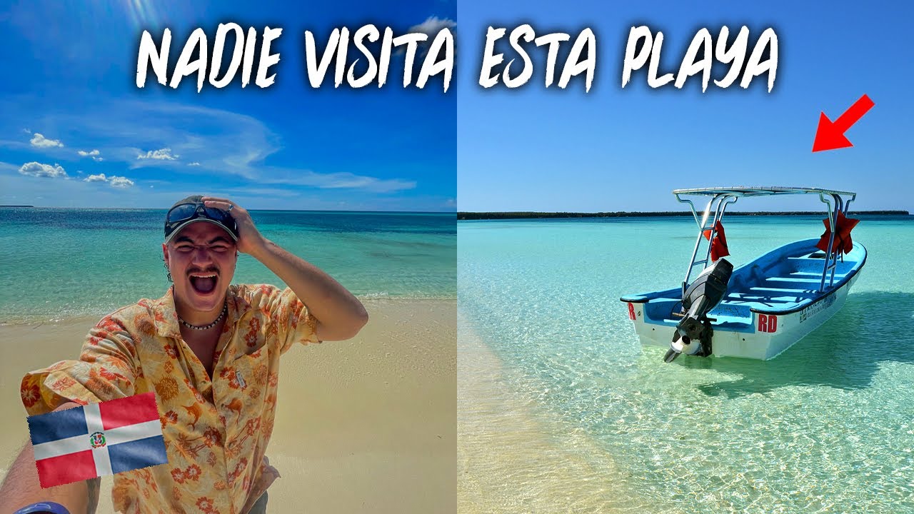 LA PLAYA TURQUESA ABANDONADA DE REPUBLICA DOMINICANA QUE NADIE VISITA 🇩🇴😰