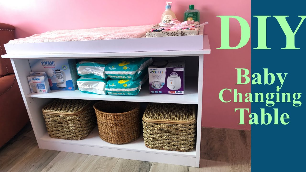 DIY baby changing table | changing table