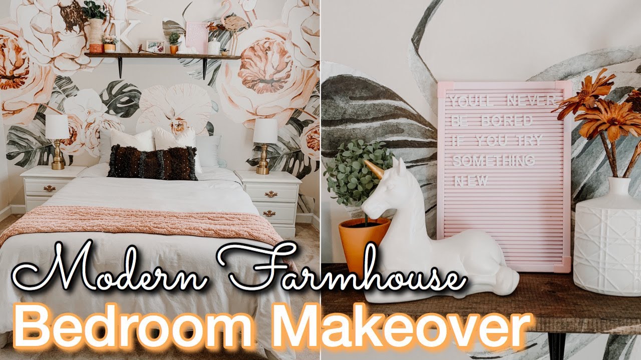 DIY Girls Bedroom Makeover on a Budget 2020