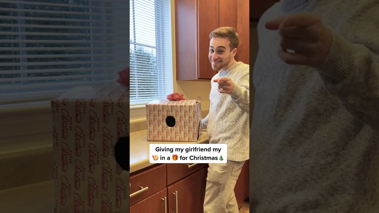 Giving My Girlfriend A Christmas Present She&rsquo;ll Never Forget #shorts
