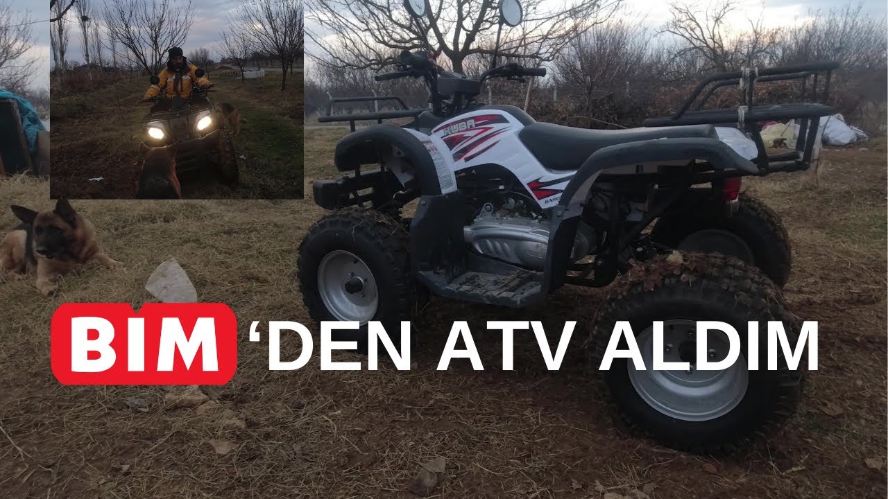 BİM'DEN 150 CC ATV ALDIM.KUBA GARDEN TRACK