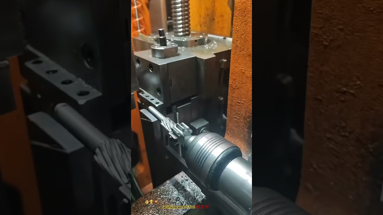 Very quickly cutting spiral groove on metal tool 🔱🌿 - Smart Mechanism