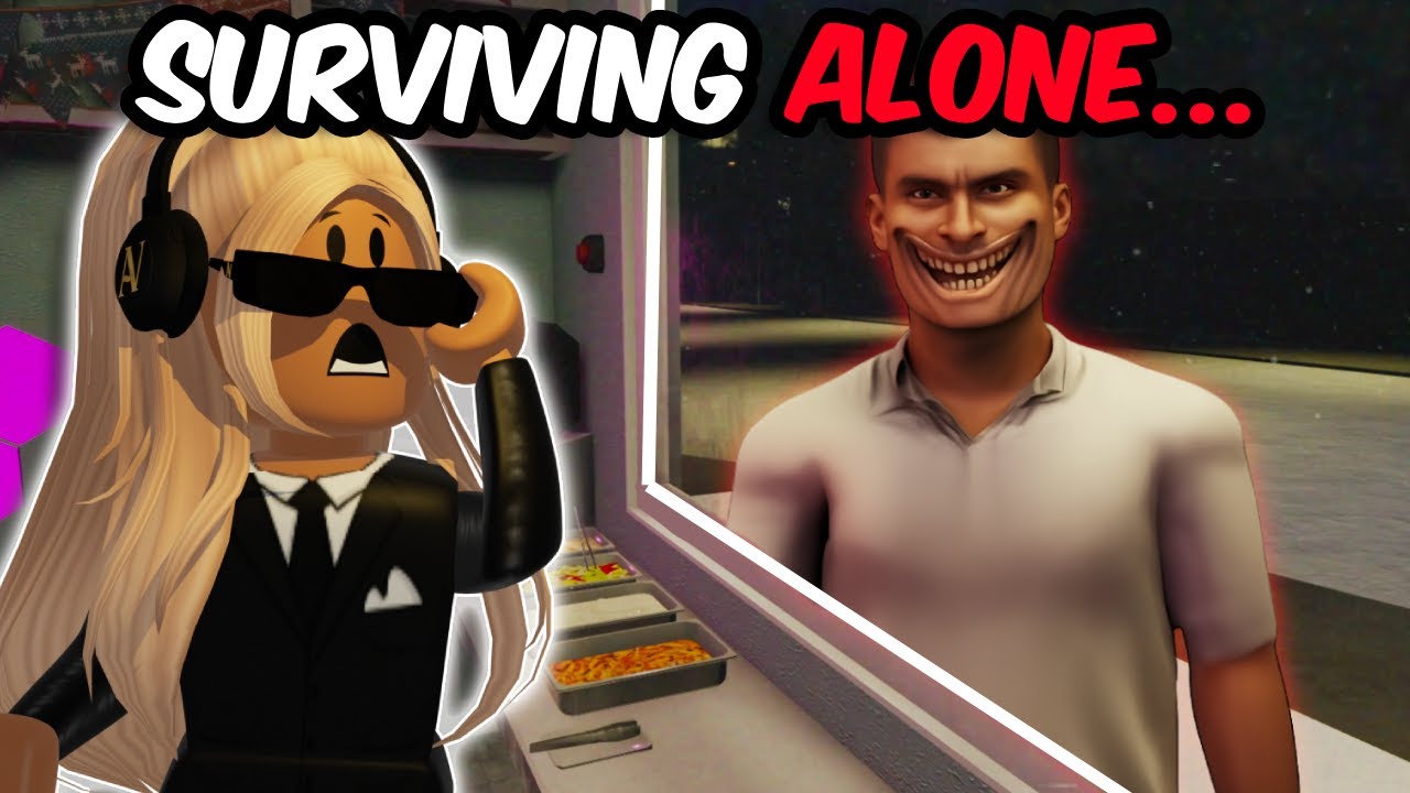 ВЫЖИВАНИЕ В КИОСКЕ ШАУРМА В ОДИНОЧКУ НА ROBLOX