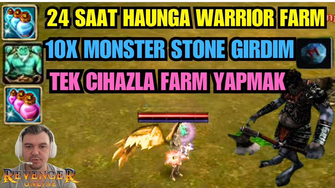 REVENGER ONLİNE 24 SAAT HW FARM | 10X MS GİRDİM - Tek Cihaz Fakir Farm Bölüm 1 