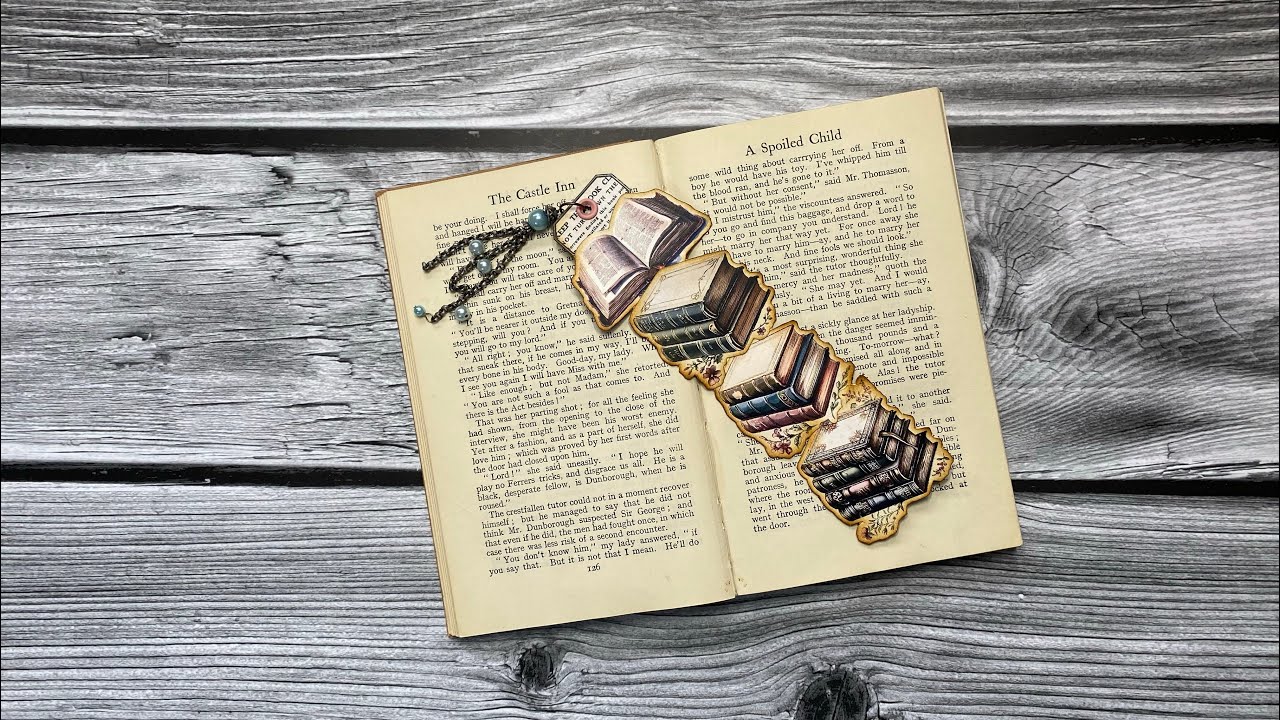 Супербыстрая ЗАКЛАДКА #junkjournal #inkstainedarchives