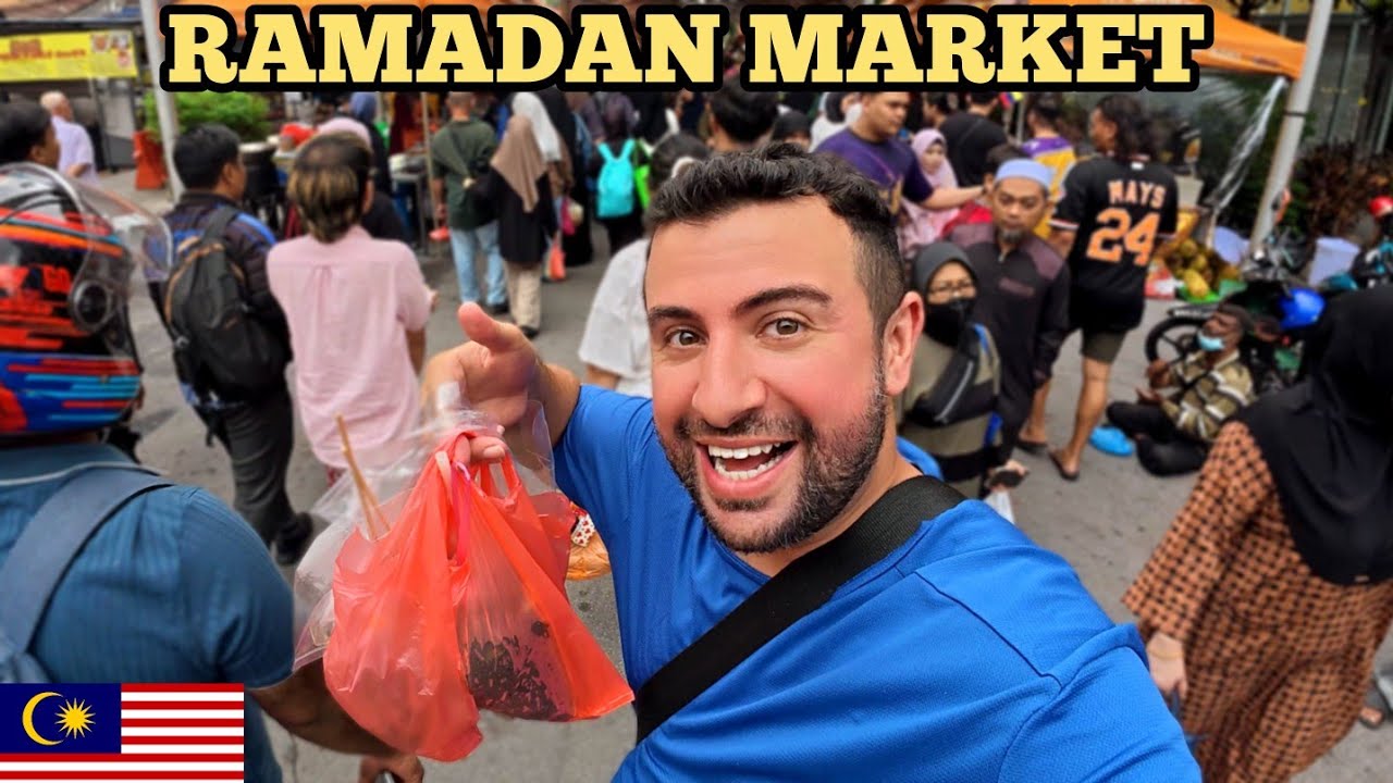 First Day Ramadan Bazaar Kuala Lumpur 🇲🇾 The Night Market Is INSANE!