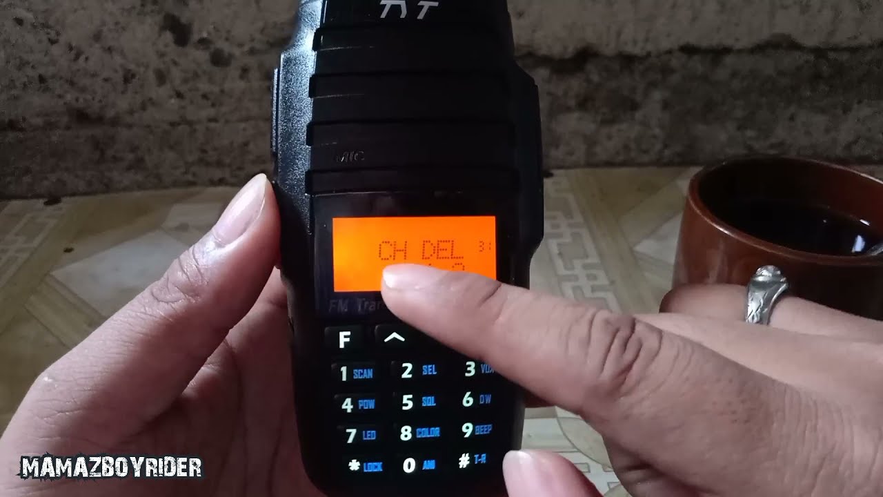 PAANO MAG SAVE NG FREQUENCY KAY TYT TH-UV8000D