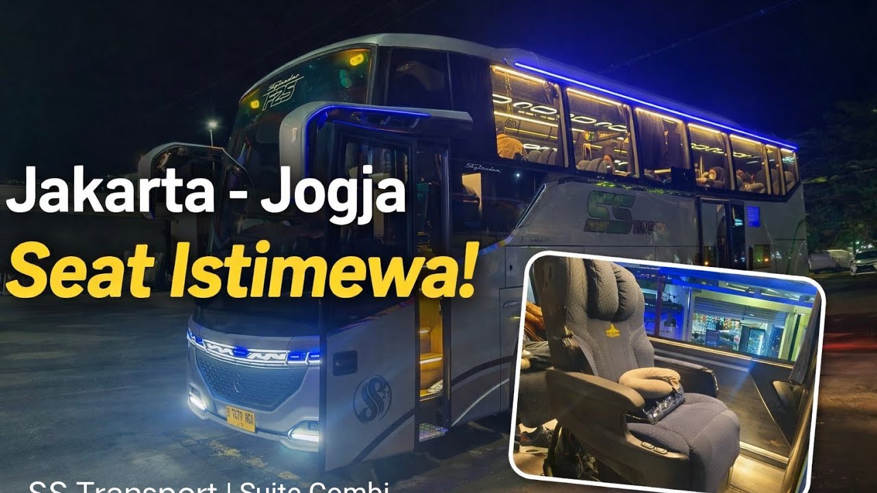 Jakarta - Jogja Seat Istimewa! SS Transport Suite Combi | Episode 1 Marathon Trip 2026 : Bali
