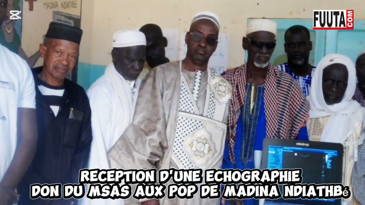 Madina Ndiathbé: Reception d'un appareil echographique 