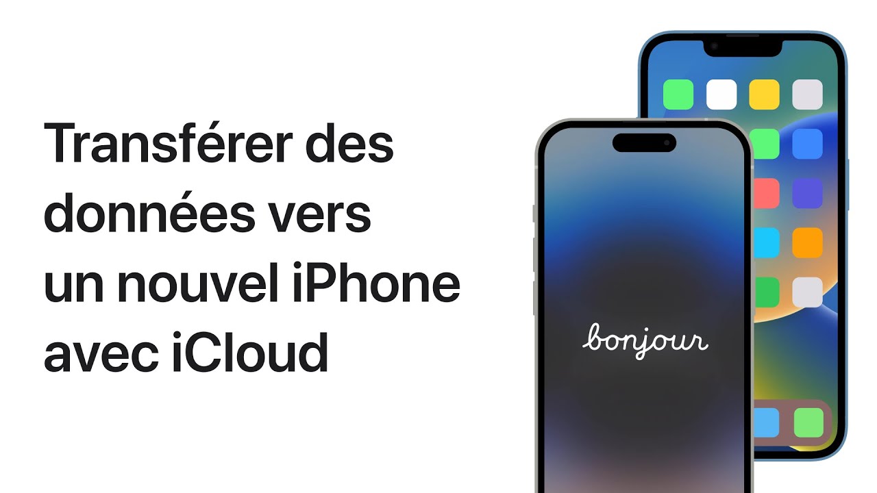 Transférer des données vers un nouvel iPhone | Assistance Apple