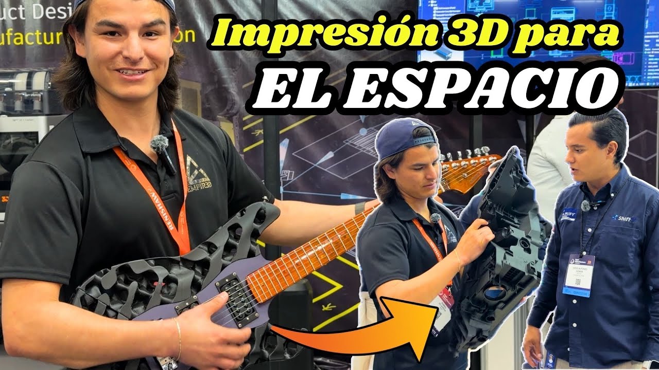 Guitarra impresa en 3D, piezas para el espacio, y más | Expo Manufactura 2026