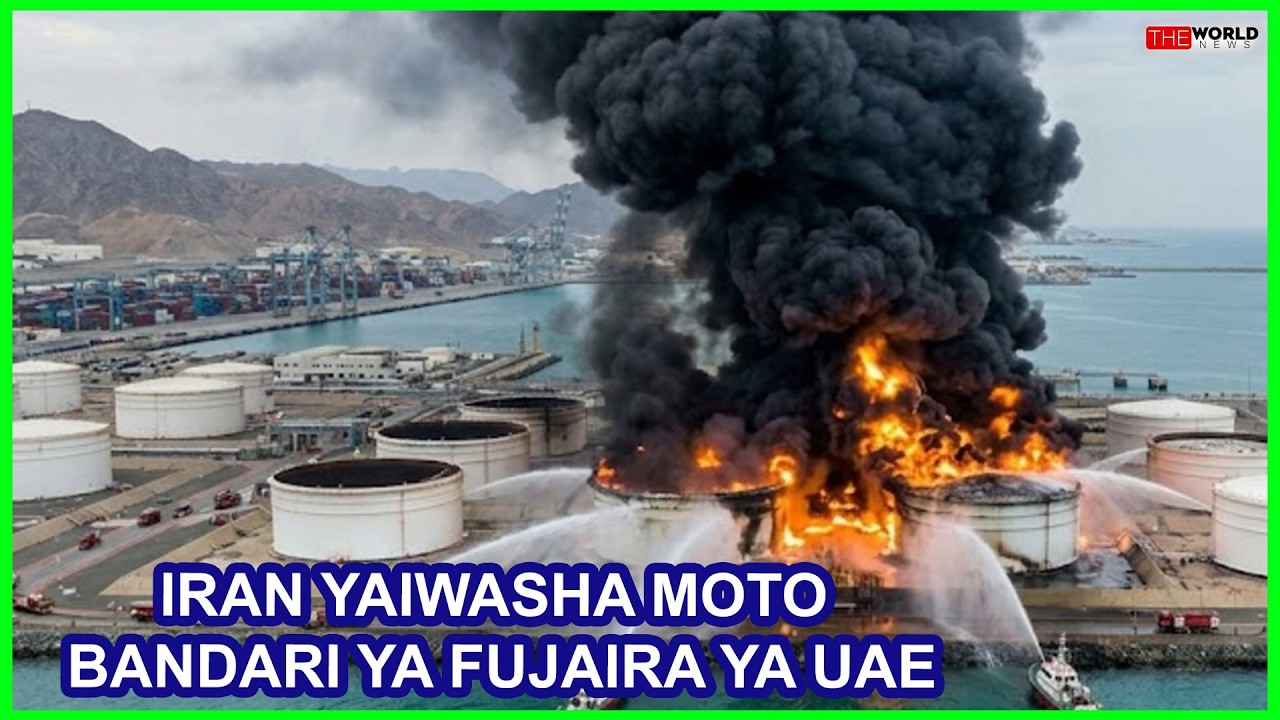 Иран поджег порт Фуджайра в ОАЭ / Предположительно, имеет интересы в отношениях с США