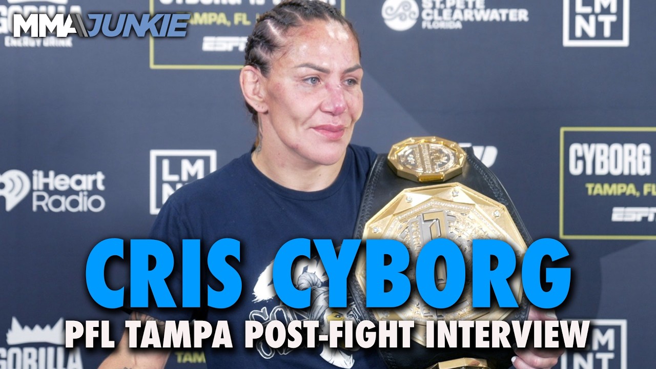 Cris Cyborg rips Kayla Harrison, Claressa Shields after title defense | PFL Tampa